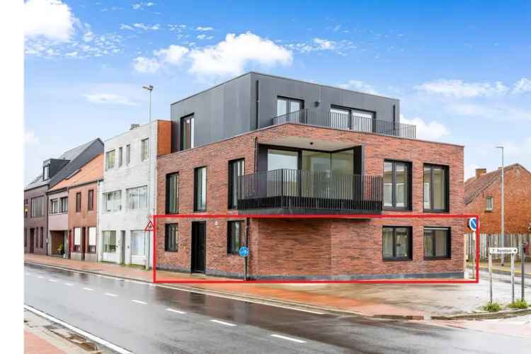 Appartement te koop gelijkvloers 2 slaapkamers tuin