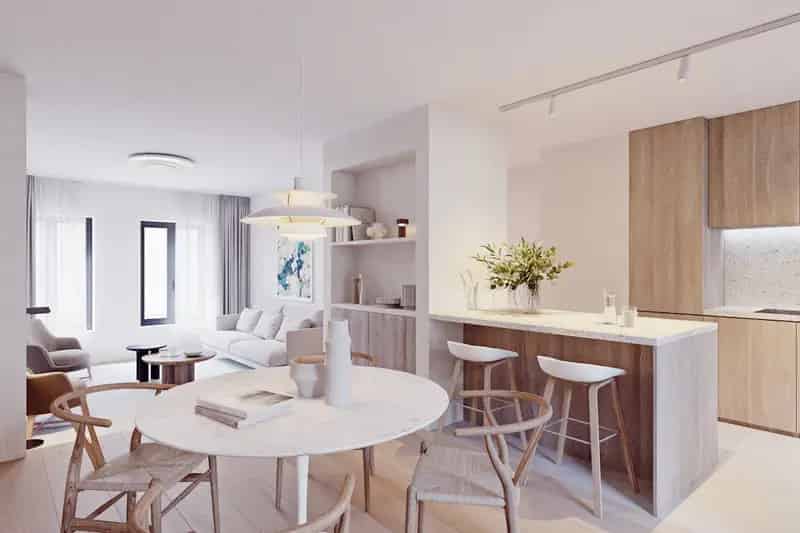 Nieuwbouwappartementen Elsene - EPC A++ - Geothermie