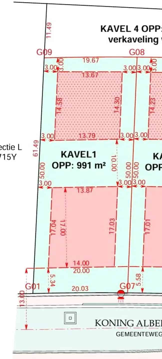 Bouwgrond te koop Geel 991m² Toplocatie