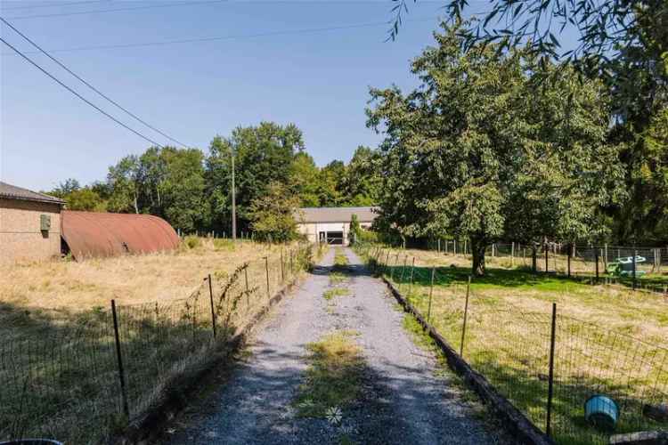 Bouwgrond met loods/atelier (190 m²) in Ellezelles.