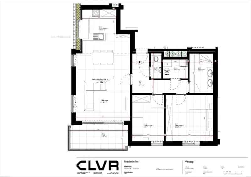 Nieuwbouw Appartement 2 Slaapkamers Diest