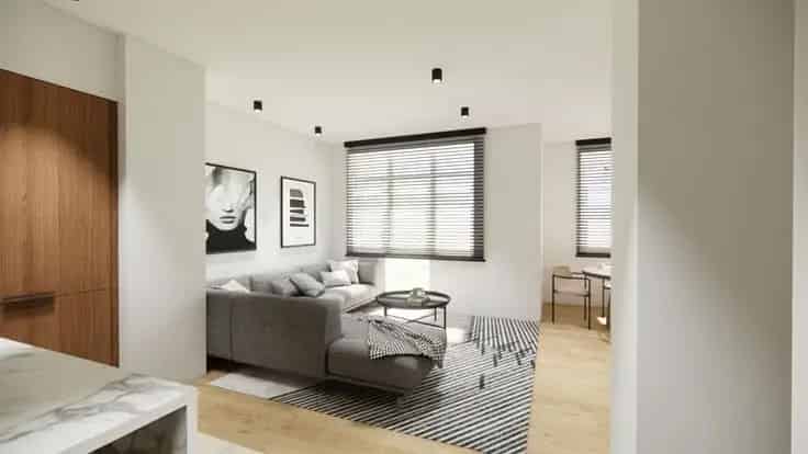 Duplex Te Koop Tour Taxis 2 slaapkamers terras tuin