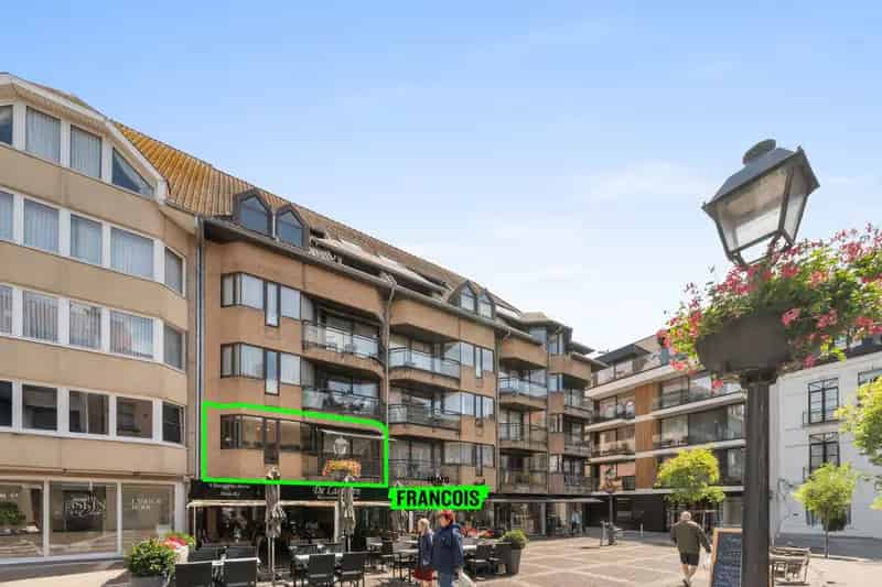 Appartement te koop Blankenberge 2 slaapkamers Zuidwest terras
