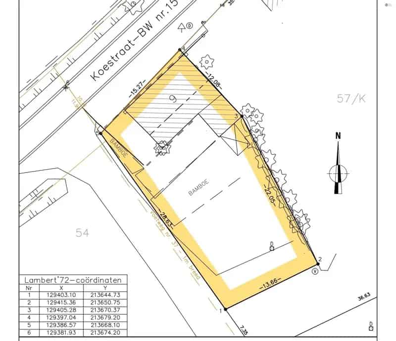 Bouwgrond 480m² Open Bebouwing Bouwvergunning