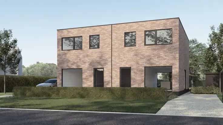 Energiezuinige Halfopen Woningen Merelbeke E-peil -15