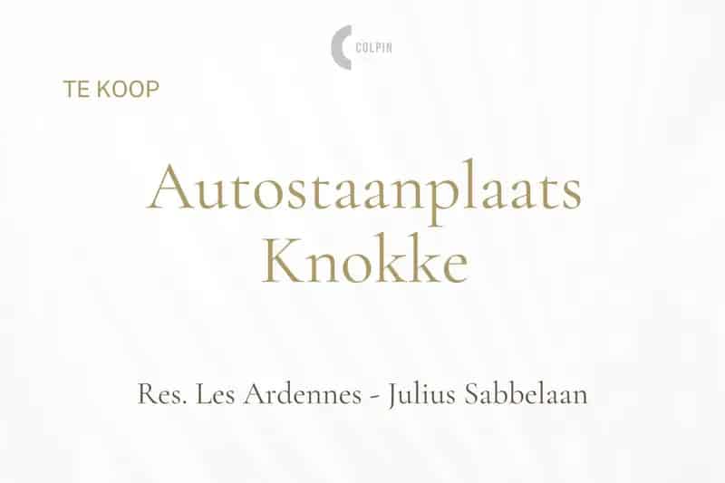 Ruime Autostaanplaats Knokke Centrum