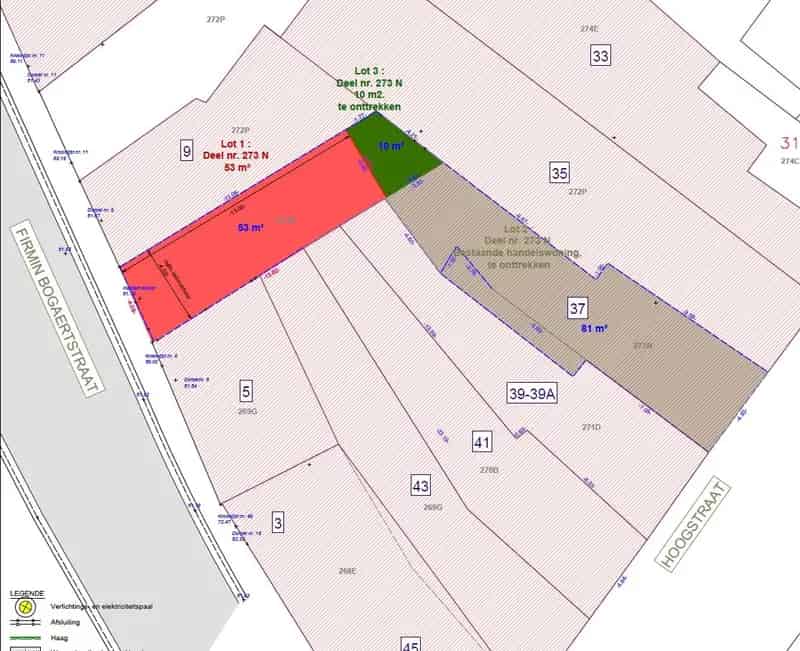 Bouwgrond Zottegem: Commercieel Perceel 3 Bouwlagen