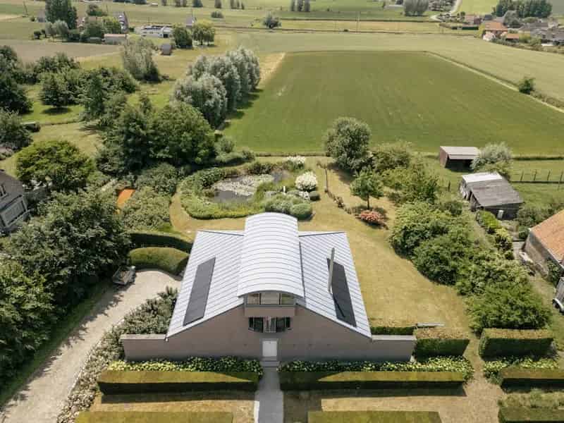 Huis te huur Elsegem: Architecturale villa met panoramisch uitzicht