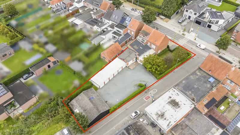 Projectgrond Kruibeke 1275m² Centrum Wonen Handel