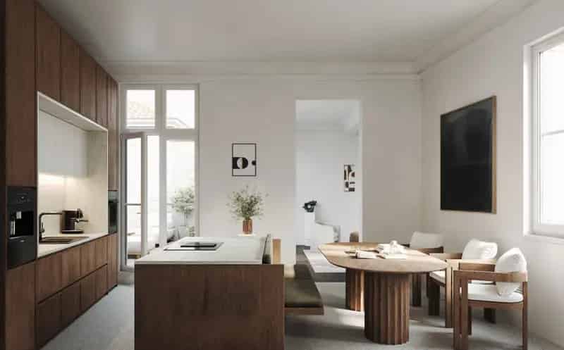 Appartement te koop Gent: Exclusief herenhuis met 2 slaapkamers en terras