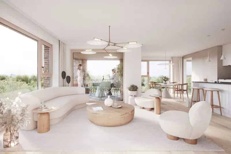 Appartement te koop: 3 slaapkamers, gelijkvloers, Park Van Eden