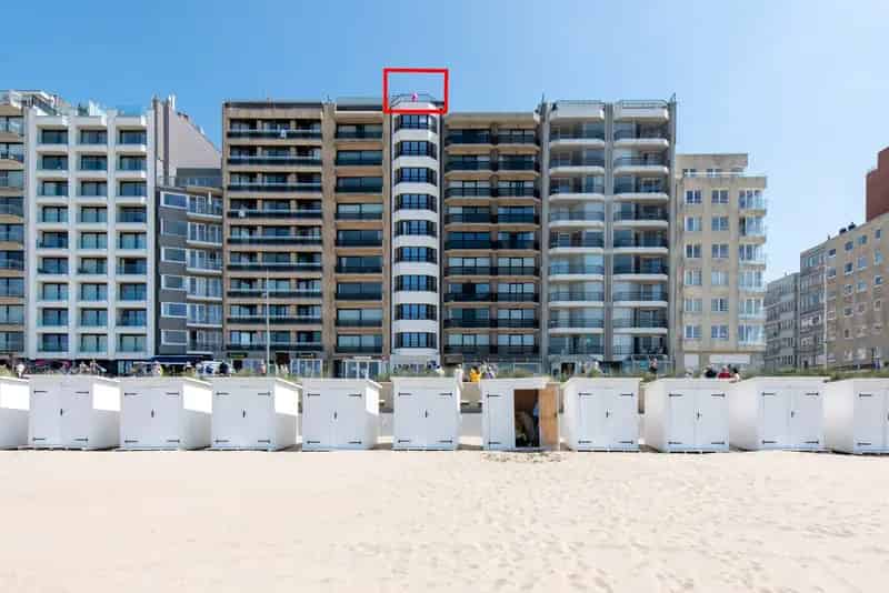 Penthouse te huur Westende bad: Zeedijk, 2 Terrassen, Zeezicht
