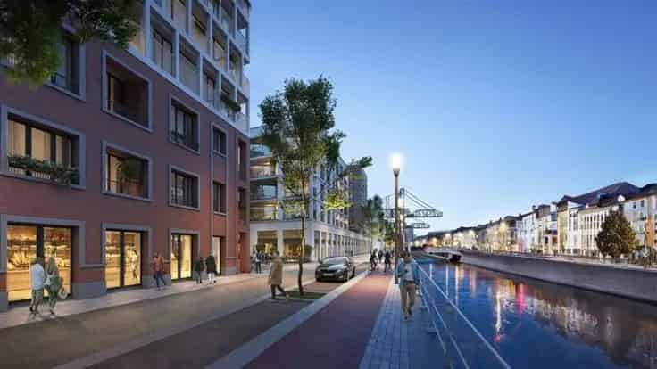 Appartement te Koop Sint-Jans-Molenbeek 3 slaapkamers terras kanaal