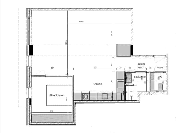 Appartement te koop Beernem: Modern 1 Slaapkamer Appartement met Terras