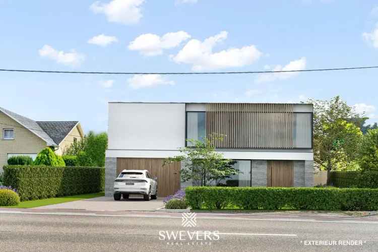 Ruim bouwperceel met te slopen woning in Borgloon