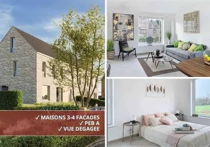 Nieuwbouw Huis 4 Gevels Vedrin 177m² 3 slaapkamers Tuin