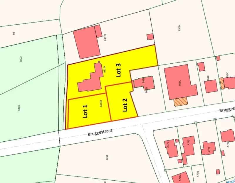 Bouwgrond te koop Menen 1291m²