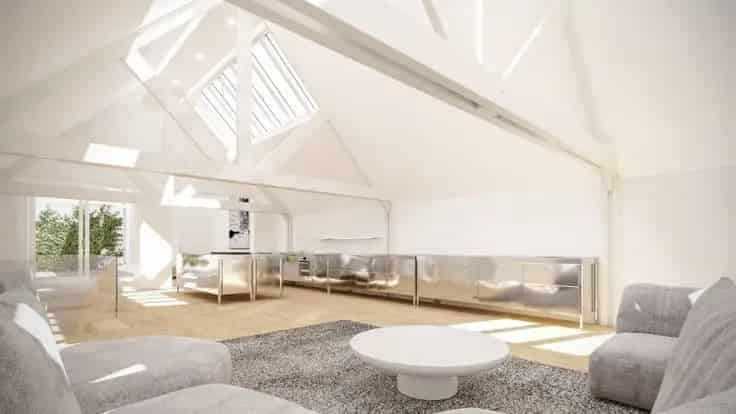 Duplex Te Koop Châtelain Loft 195m² Terras