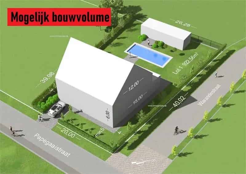 Bouwgrond Oostrozebeke 936m² Rustige ligging