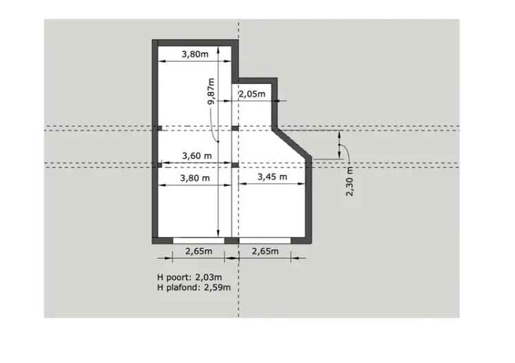 Dubbele inpandige garage in centrum Mechelen