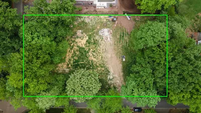Bouwgrond van 2076 m² op topligging