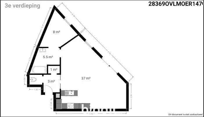 Dakappartement met Terras Centrum Instapklaar