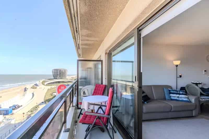 Studio te huur Middelkerke: Zeezicht, 4 personen, terras