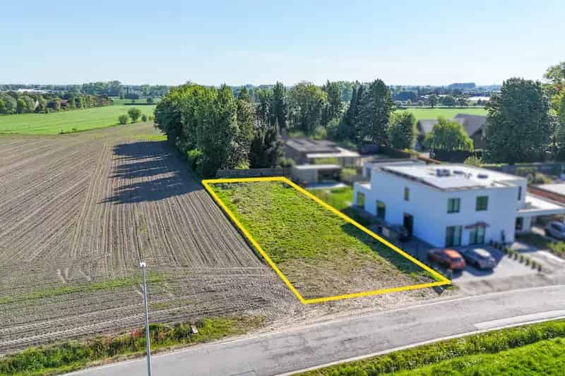Bouwgrond Roksem 684m² Landelijk Rustig Open Bebouwing