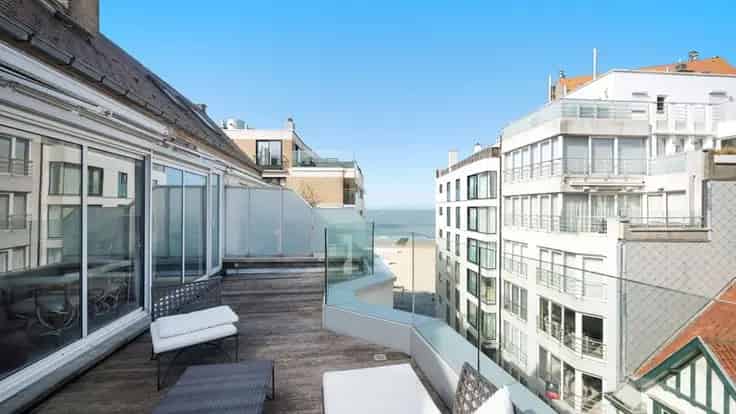 Duplex Appartement Zoute Zeezicht Terras 2 slaapkamers