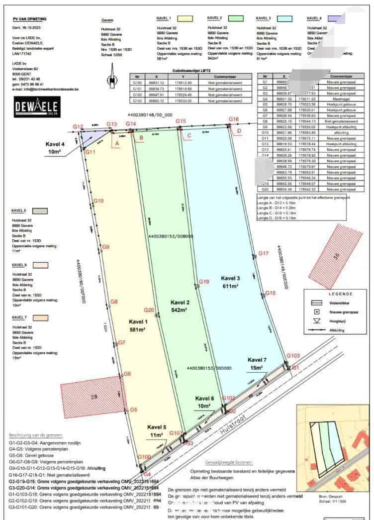 Bouwgrond Asper 542m² - Kavel 2