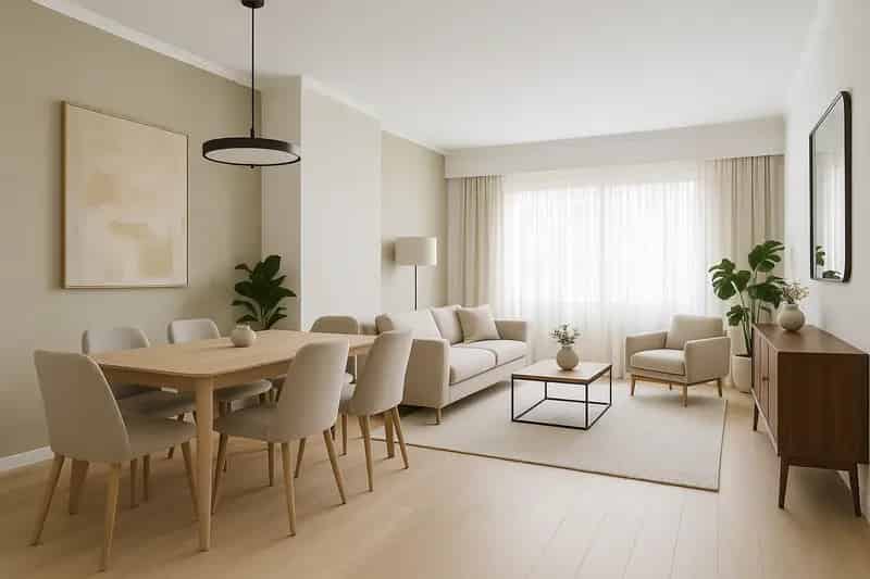Te renoveren gelijkvloersappartement met tuin