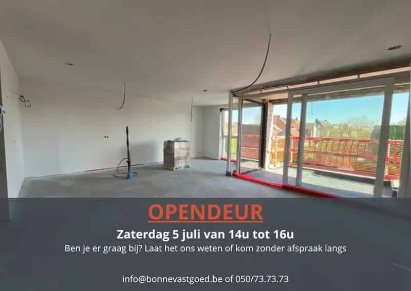 Nieuwbouwappartement Maldegem: Zuidgericht met Tuin