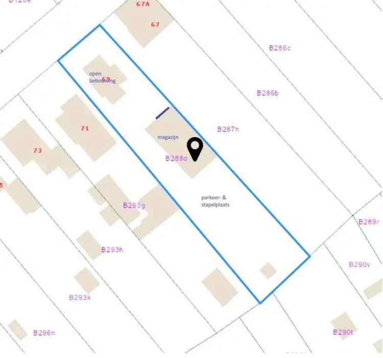 Magazijn 180m² met woning