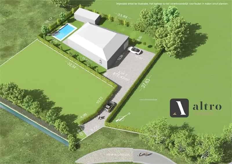 Bouwgrond Oostakker 872m² West Georiënteerd Rustig Gelegen