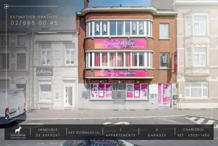 Appartementenblok Te Koop Charleroi 3 Units 3 Garages