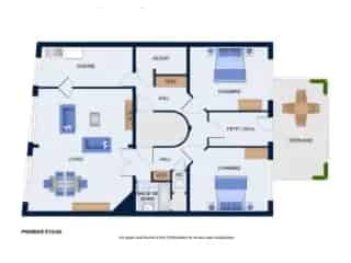Appartement te Koop Jette 2 slaapkamers 110m2 Terras