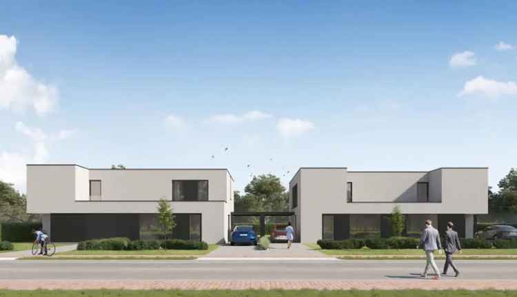 Moderne, halfopen woning