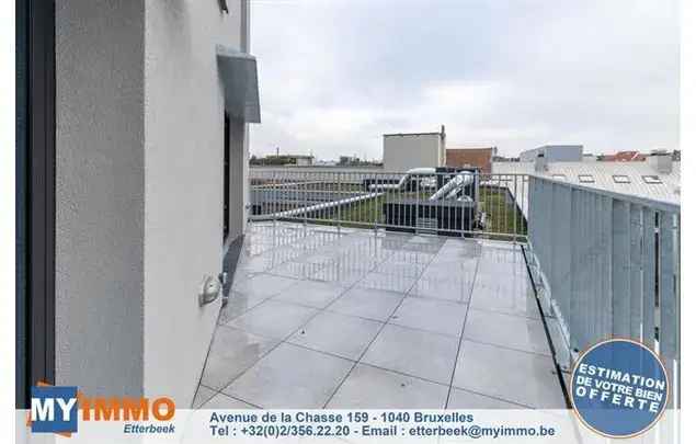 Huur 2 Slaapkamer Appartement 72m² Dansaert Brussel