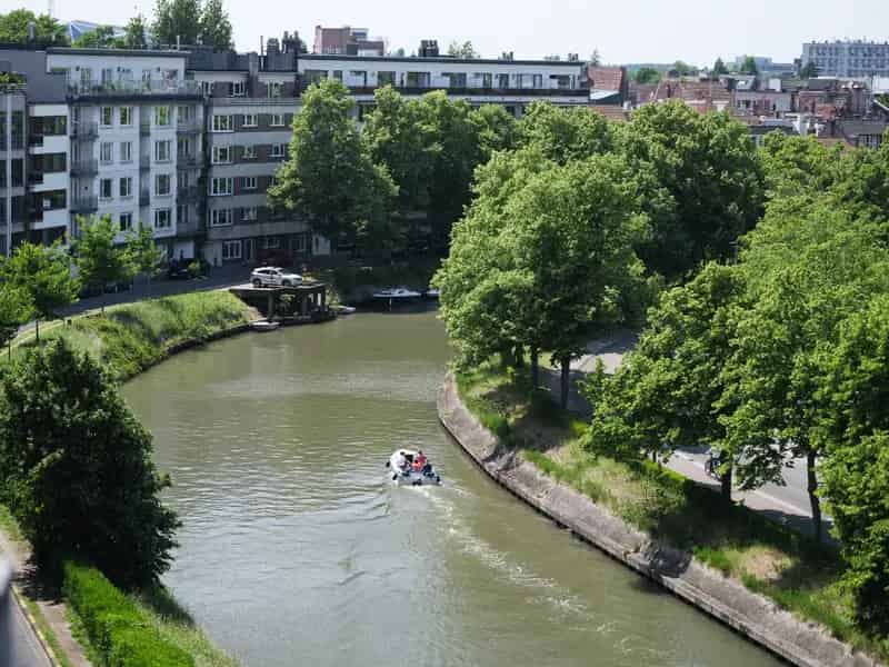 Penthouse te koop Gent: 4 slaapkamers, terrassen, Leie uitzicht