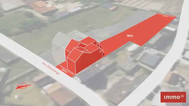 Bouwgrond te Huur Rijmenam 898m² Uniek Ontwerp