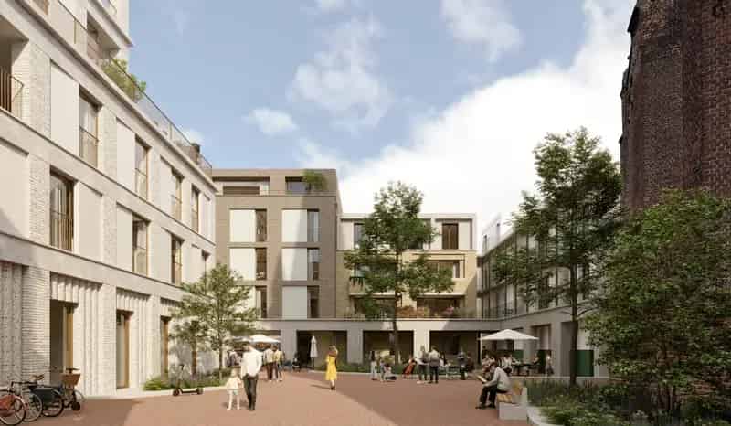 Appartement te Koop Kortrijk Centrum 2 Slaapkamers Zuidgericht