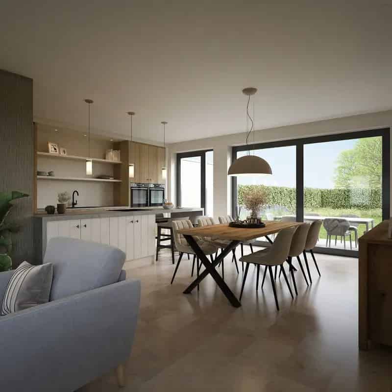 Ruime woning 5 slaapkamers 2 badkamers