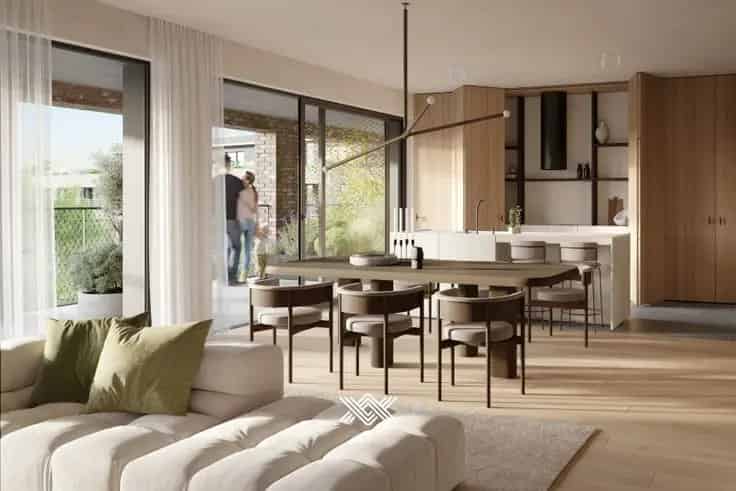 Appartement te koop Gent: 2 slaapkamers, ruim terras, stadspark