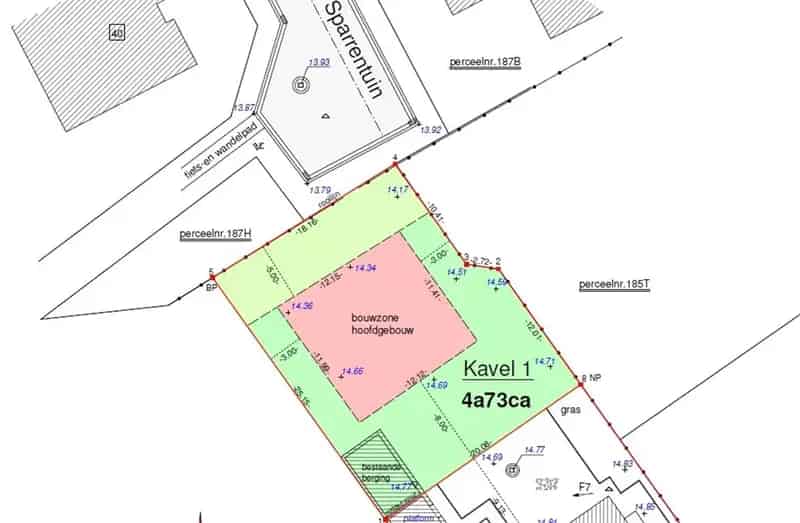 Bouwgrond Sint-Eloois-Vijve Rustige ligging