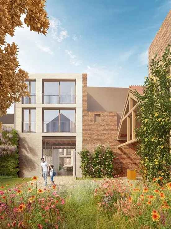 Moderne Stadswoning Elsene 3 Slaapkamers Prive Tuin