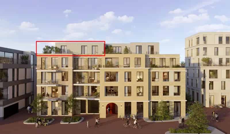 Penthouse te huur Kortrijk 167m² 3 slaapkamers 2 terrassen