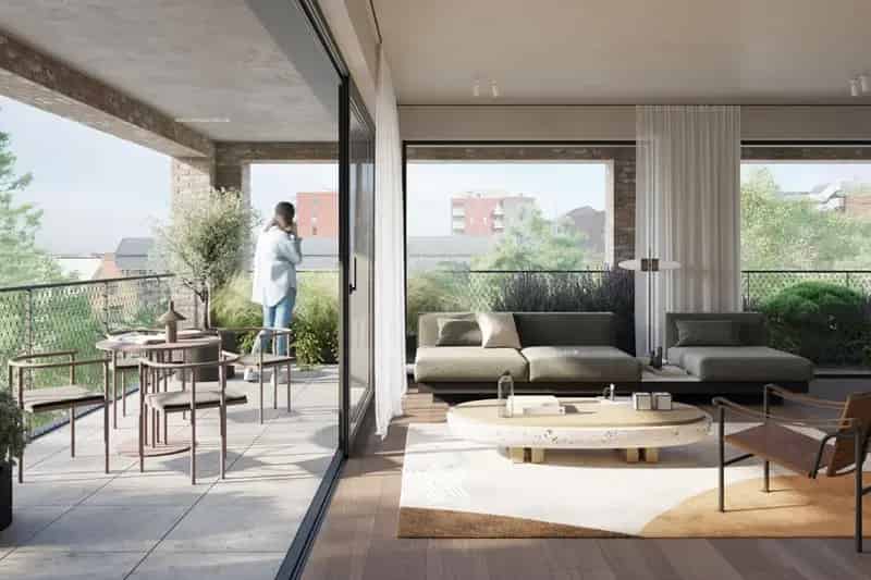 Nieuwbouw Appartement Gent 3 Slaapkamers 142m2 Terras