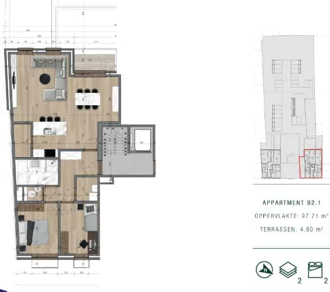 Residentie Paardenmeester Appartementen te Koop