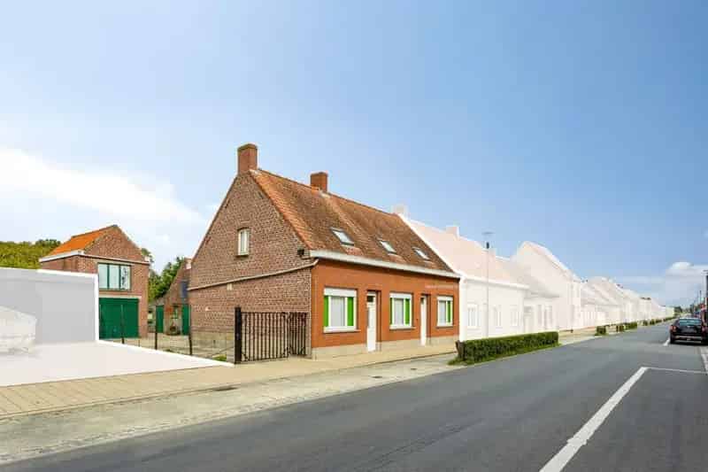 Te renoveren woning Houthulst 4 slaapkamers grote tuin