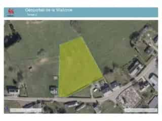Bouwgrond Wilogne Houffalize 6924m2 4 Gevels